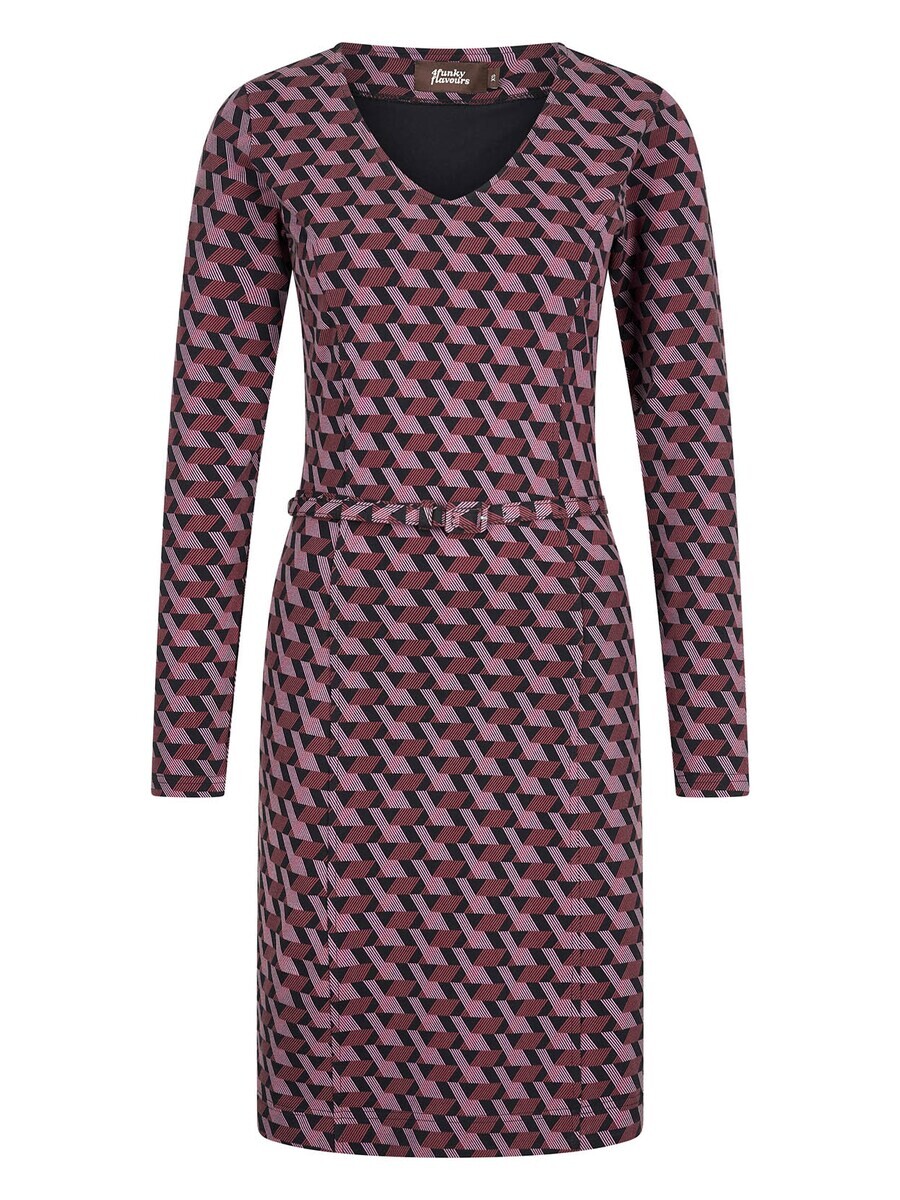

Платье 4funkyflavours Dress See It Through, цвет Lilac/Bordeaux