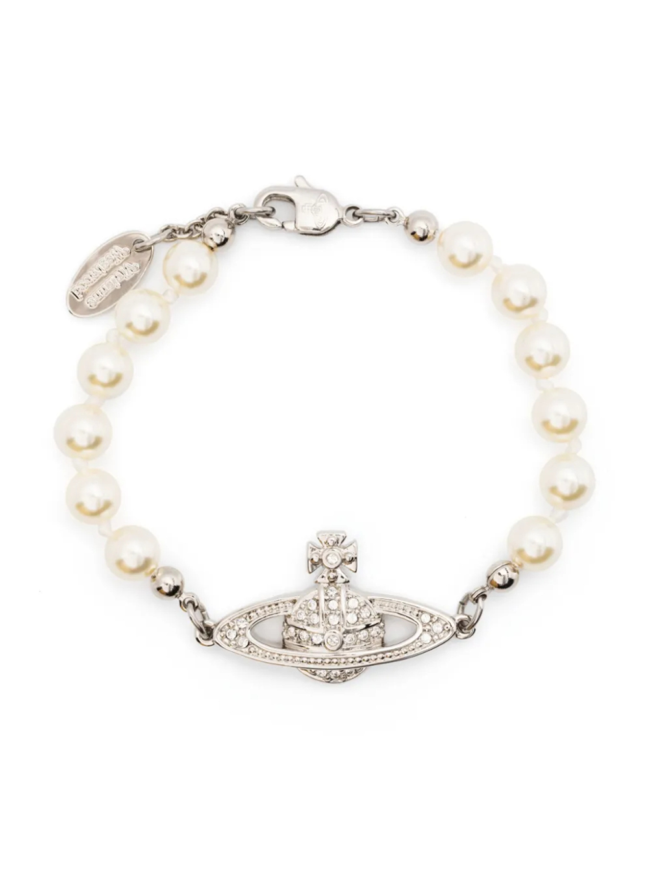 

Vivienne Westwood браслет Mini Bas Relief, серебряный