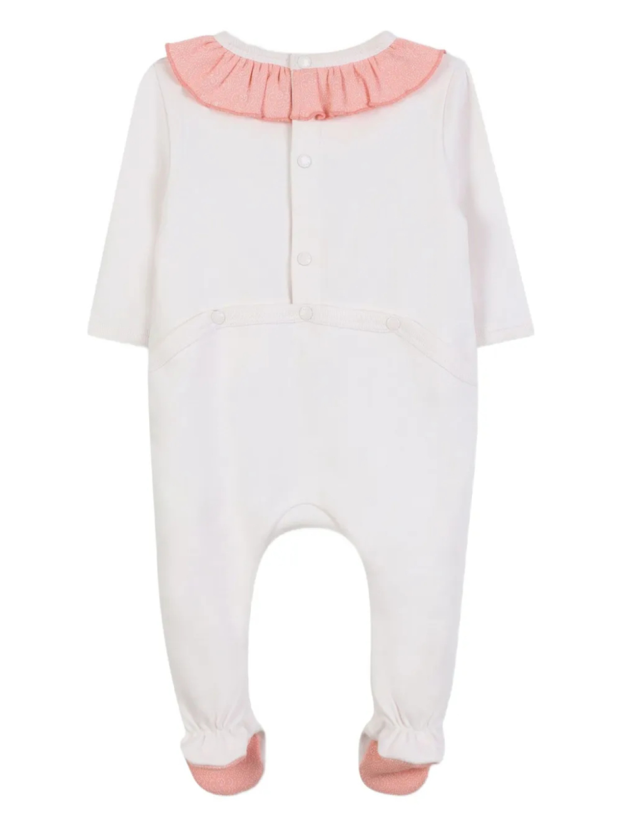 

Kenzo Kids пижама с оборками, белый