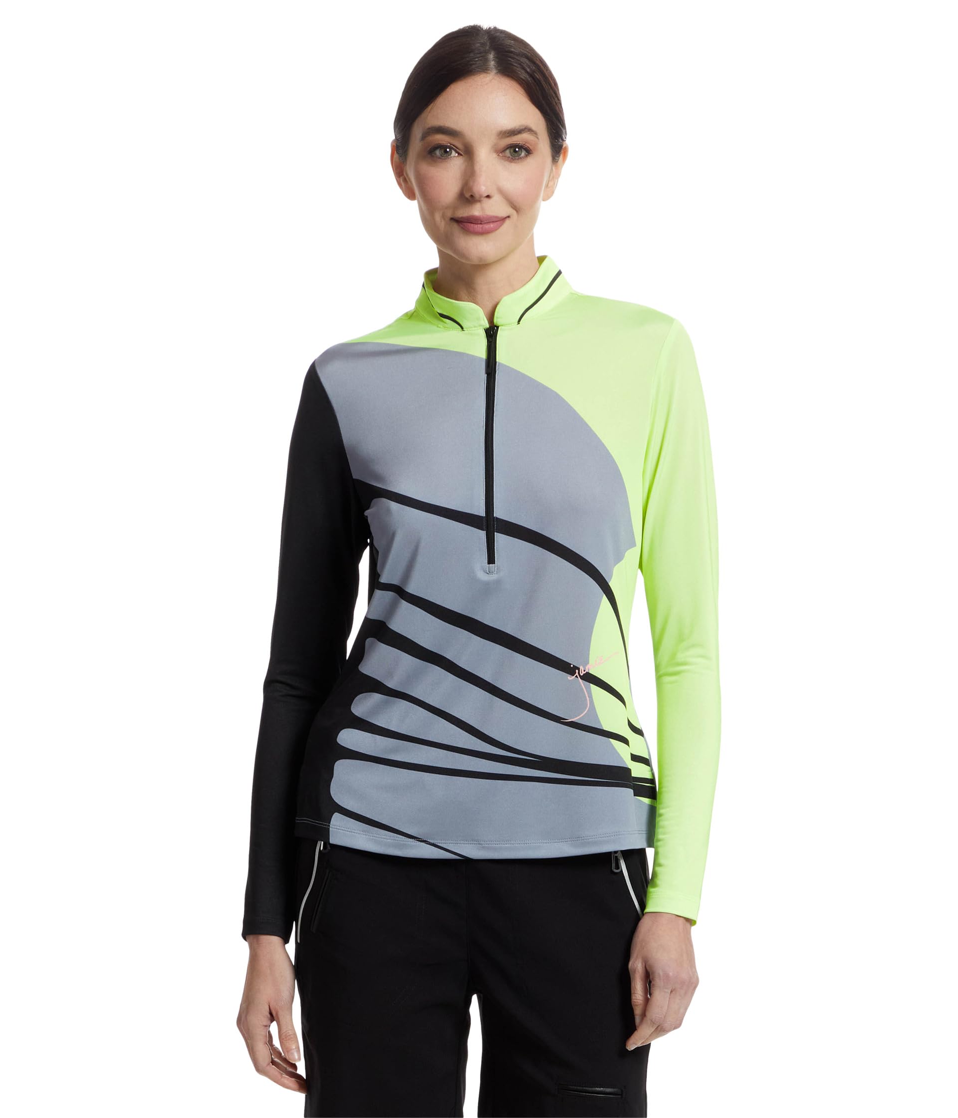

Топ Jamie Sadock Wrapped Print Long, цвет Glow