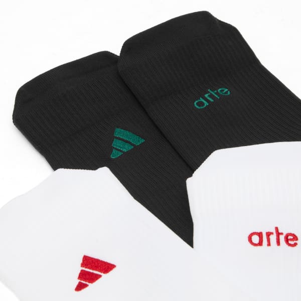 Adidas X arte носки, черный & белый — фото 2