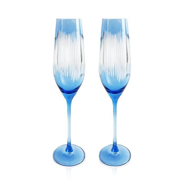 

Фужеры Berkshire Champagne Flute, Set of 2 Michael Wainwright, синий
