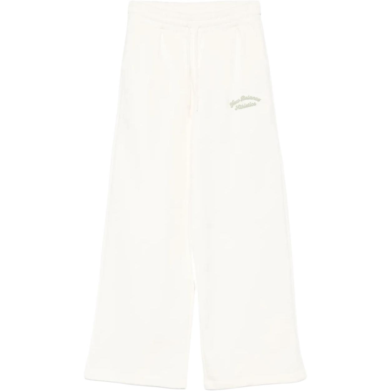 

Вышитые хлопковые спортивные штаны New Balance, Light Umber