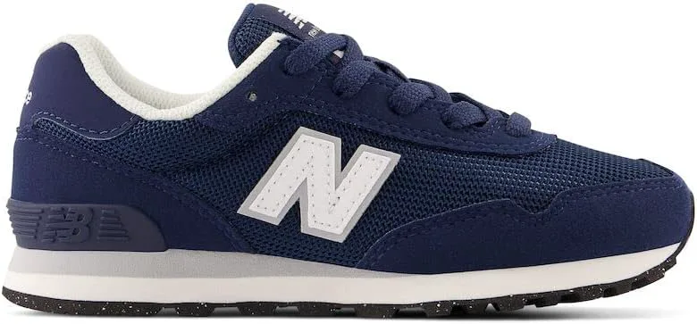 Кроссовки New Balance Kids 515 V1 на шнуровке, темно-синий/белый — фото 4