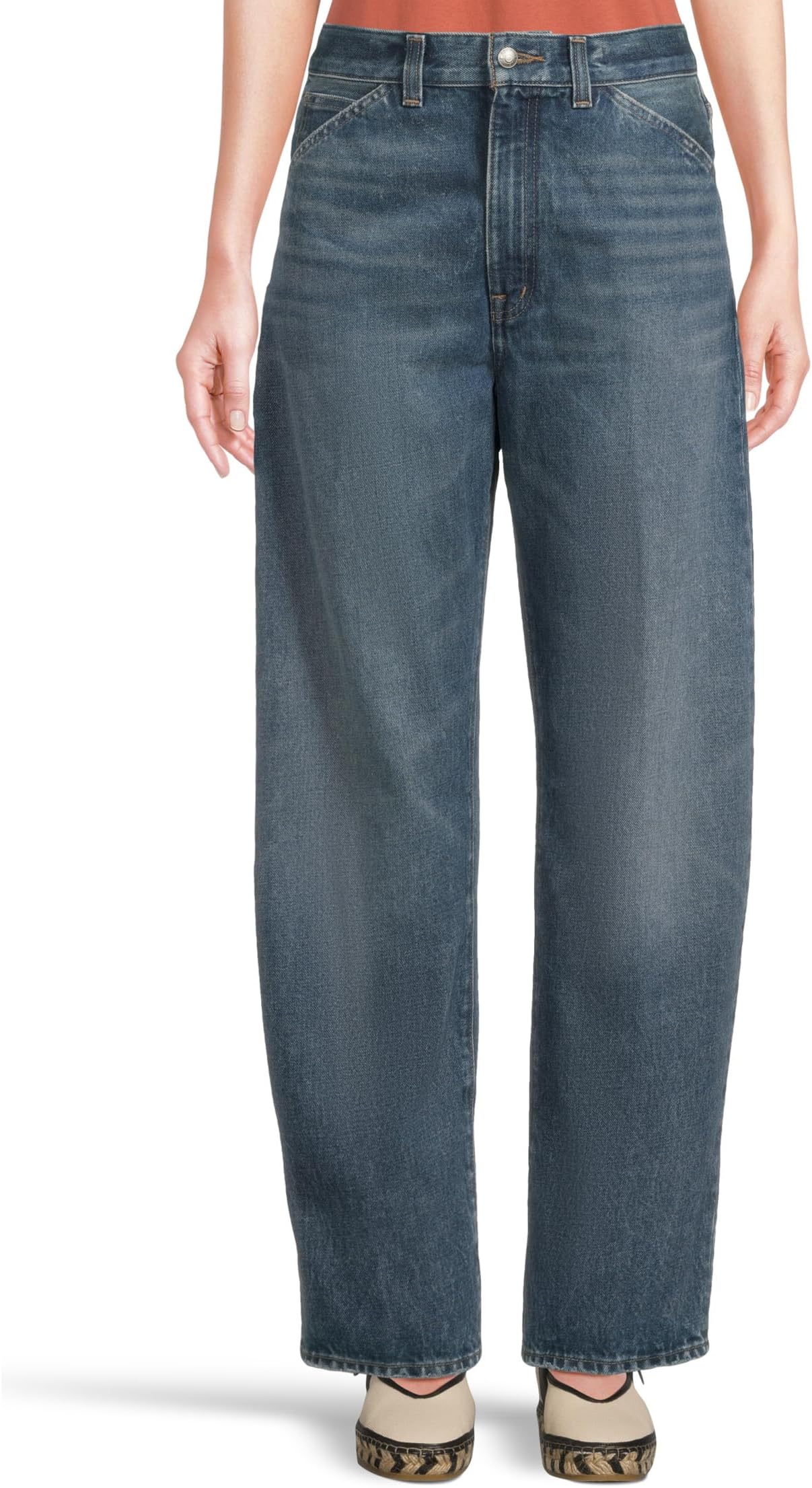 

Джинсы Madewell Balloon Jean In Greendale Wash, цвет Greendale Wash
