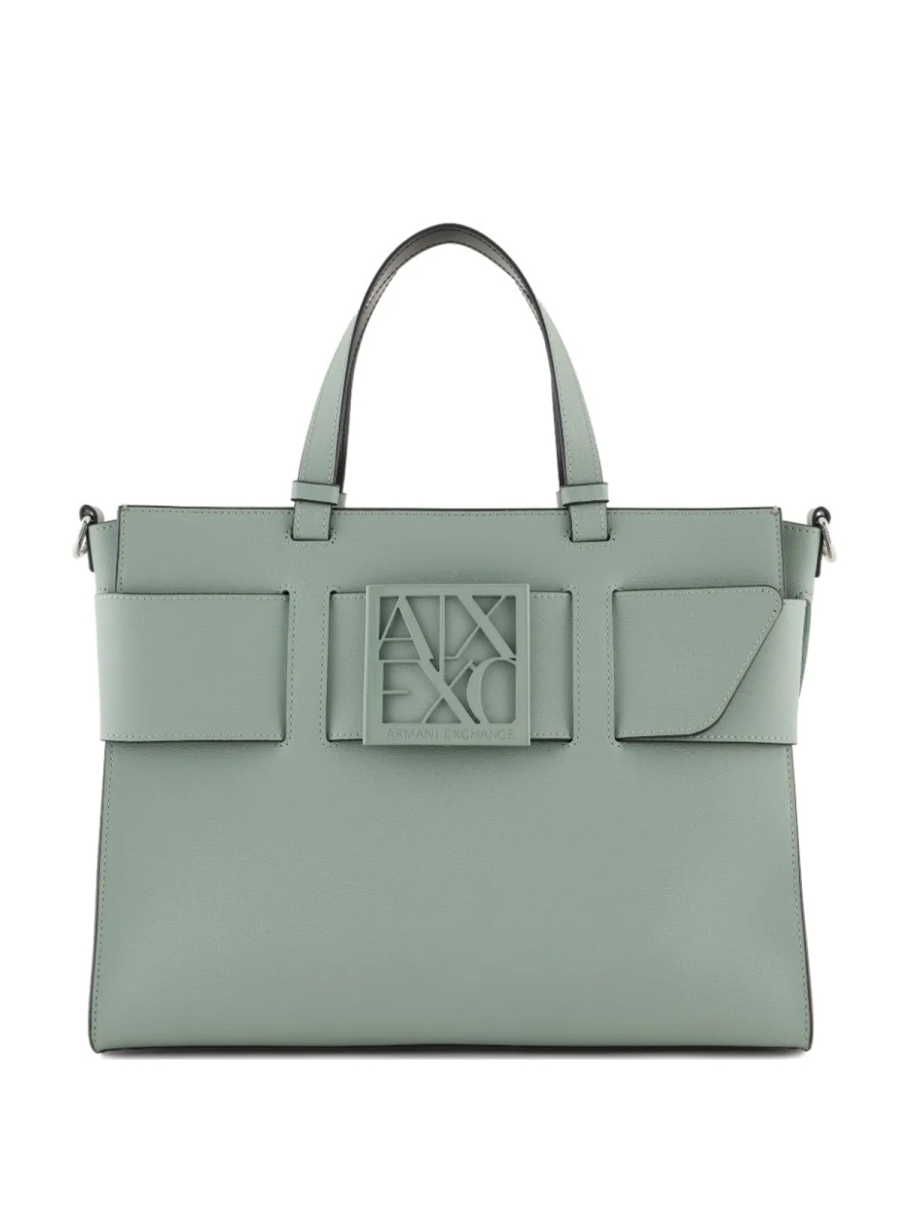 

Сумка-тоут с логотипом Armani Exchange, зеленый