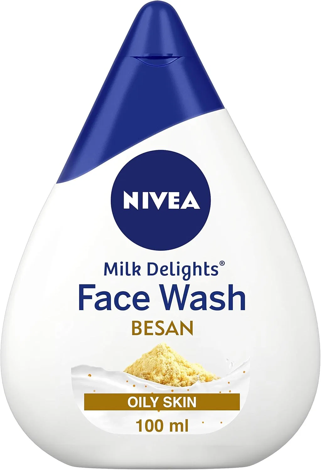 Гель для умывания Nivea — С молоком и мелкой граммовой мукой для жирной кожи, 100 мл