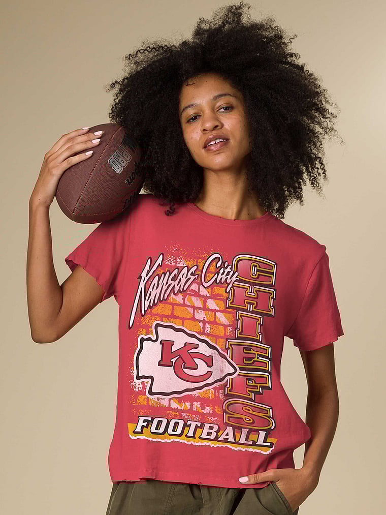 

Винтажная футболка MVP команды Chiefs Junk Food Clothing, цвет licorice - chiefs
