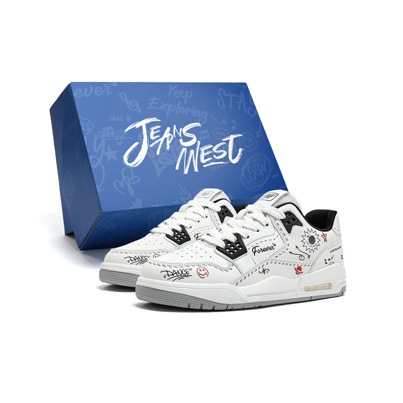 

JEANSWEST Мужские белые кеды низкие, цвет White