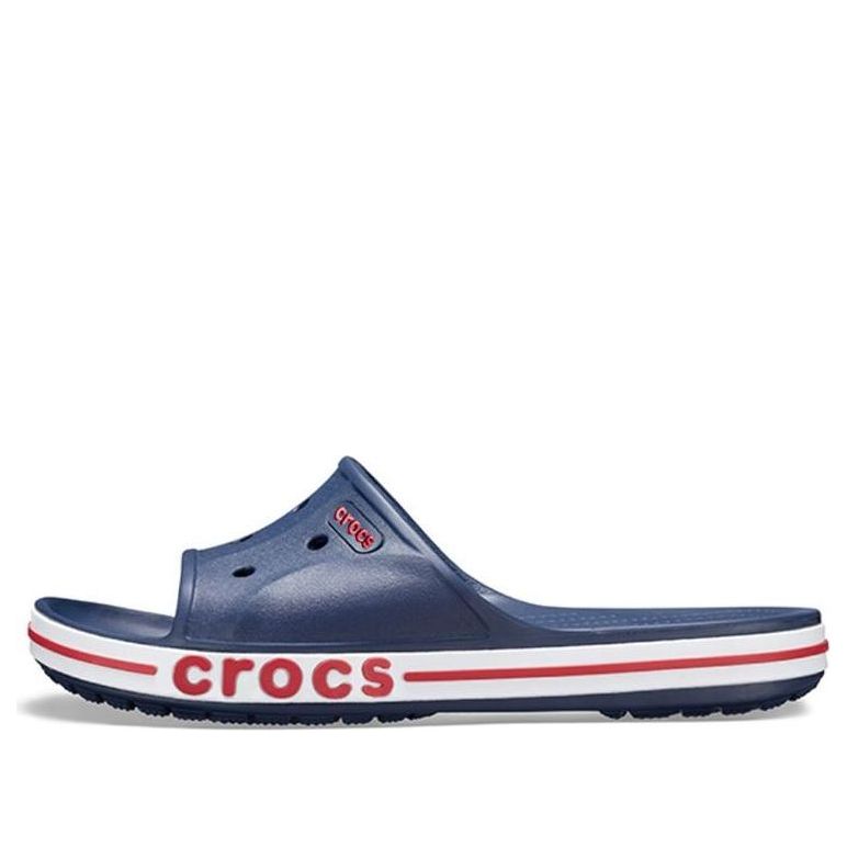 

Шлепанцы Crocs Bayaband Clog Blue White Red Unisex Slippers, красный