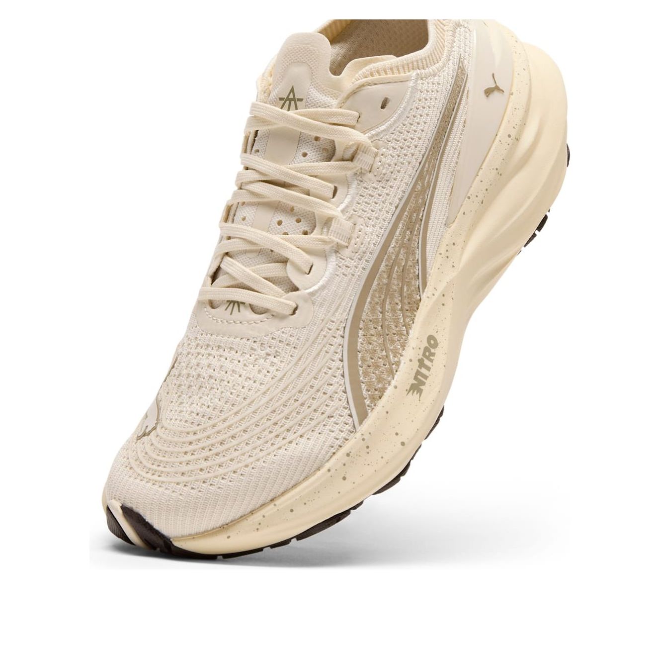 Кроссовки (WMNS) PUMA x Alex Toussaint ForeverRun Nitro 2 'Alpine Snow Velvet Moss' — фото 3