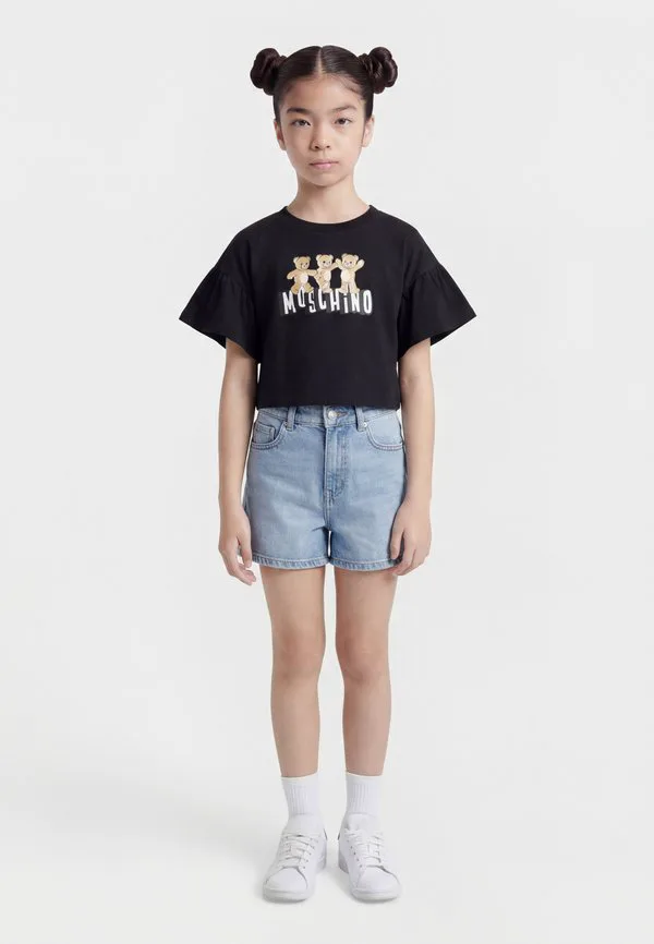Футболка с дополнительным принтом Moschino, Nero/Black