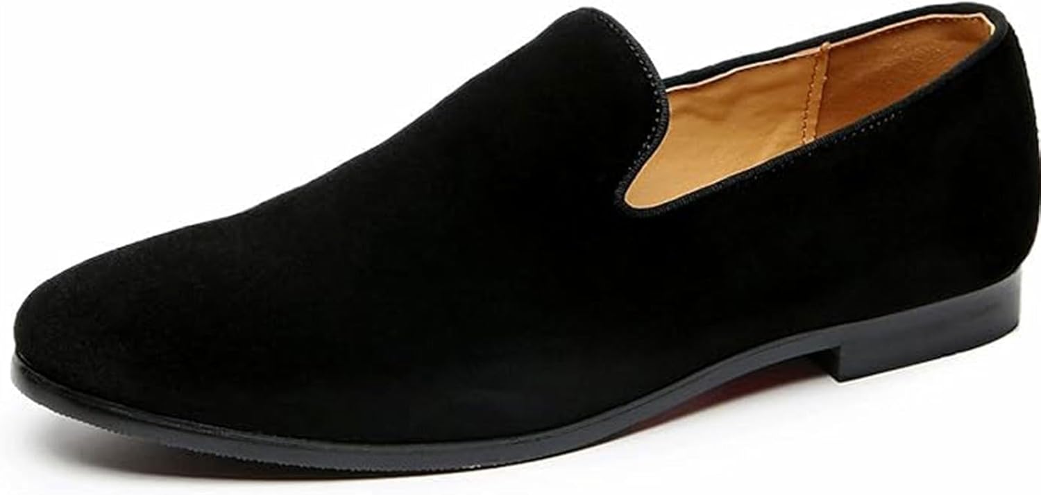 

Мужские слипоны Xinduoyu с пенни-лоаферами, повседневные кожаные туфли для курения, легкие, противоскользящие, для ходьбы, вождения и нарядного стиля, черный