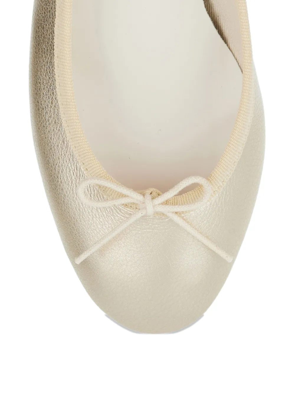 Балетки Cendrillon с эффектом металлик Repetto, нейтральный — фото 4
