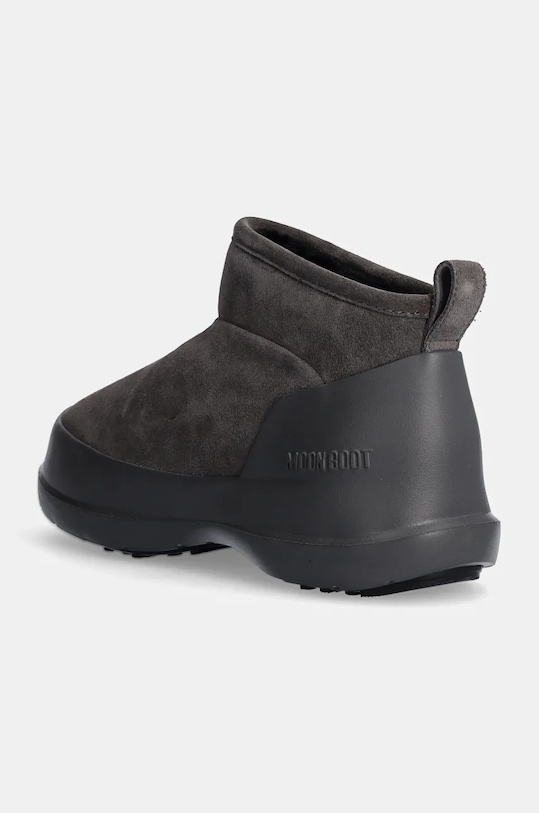Зимние ботинки женские Moon Boot MB Luna низкие замшевые, серый — фото 3