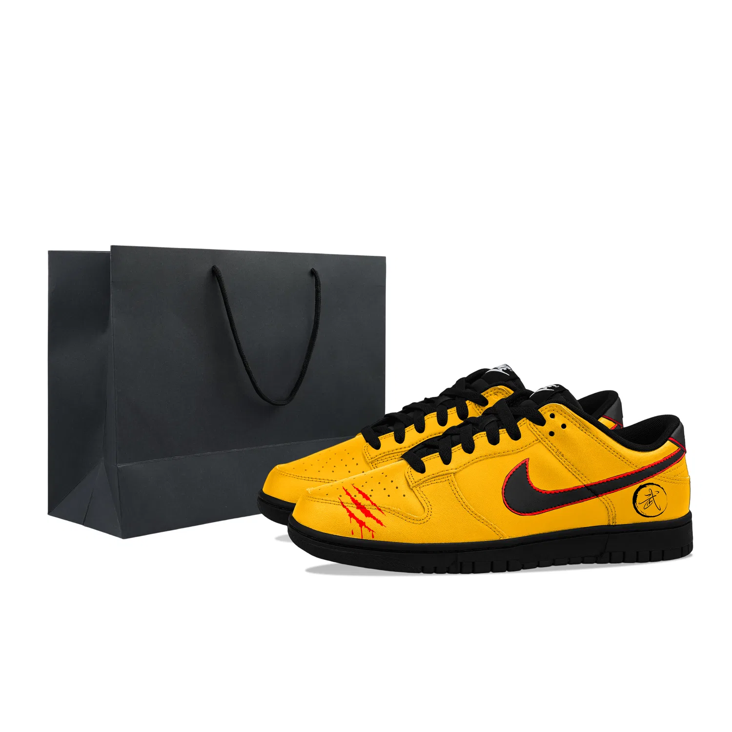 Кроссовки Nike Dunk Low желтые