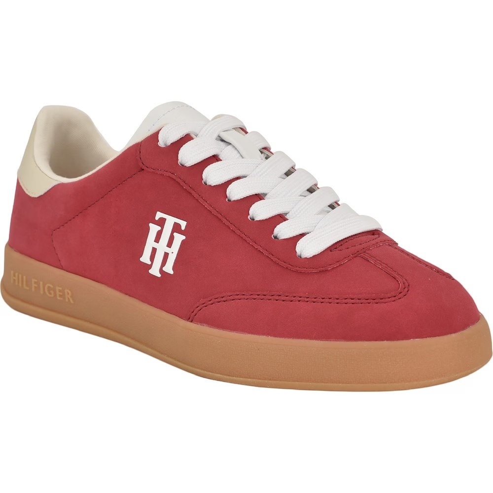 Кроссовки на шнурках Sarhli lace up fashion sneaker Tommy Hilfiger, red/white