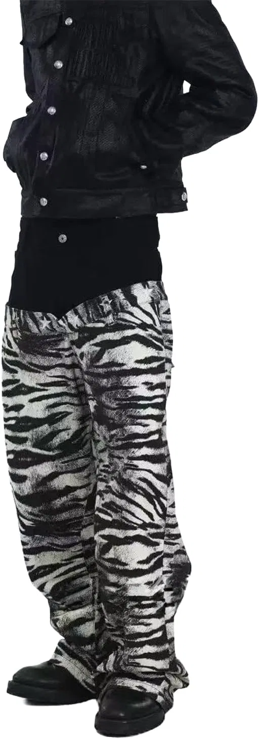 Джинсы с принтом Zebra Jeans, Black