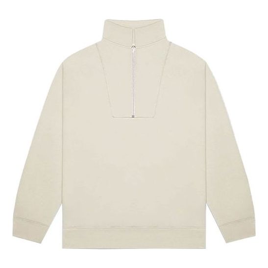 

Пуловер (WMNS) Fear of God Essentials SS22 Half-Zip Pullover 'Wheat' FOG-SS22-206, бежевый