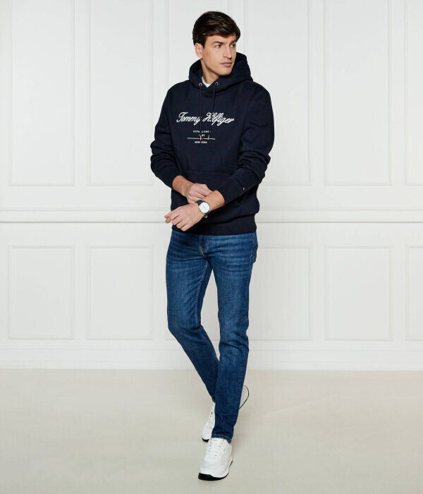 Толстовка Tommy Hilfiger с принтом, синий — фото 2