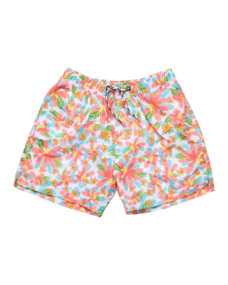 Плавки-шорты Snapper Rock Hawaiian Luau из экологически чистой воды, Multi