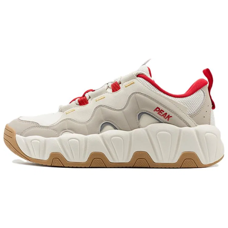 Кроссовки скейтбордические низкие PEAK White Red