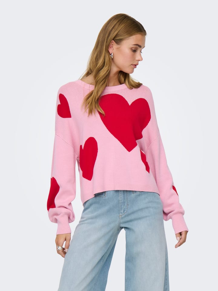 

ONLY Розовый свитер 'onlMONTANA'