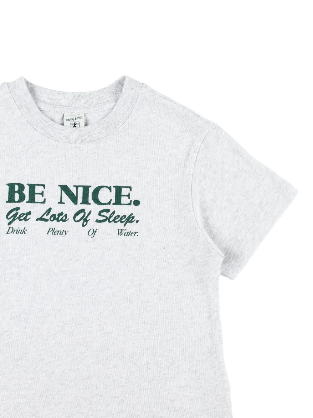 Футболка Be Nice Sporty & Rich Kids, серый — фото 3