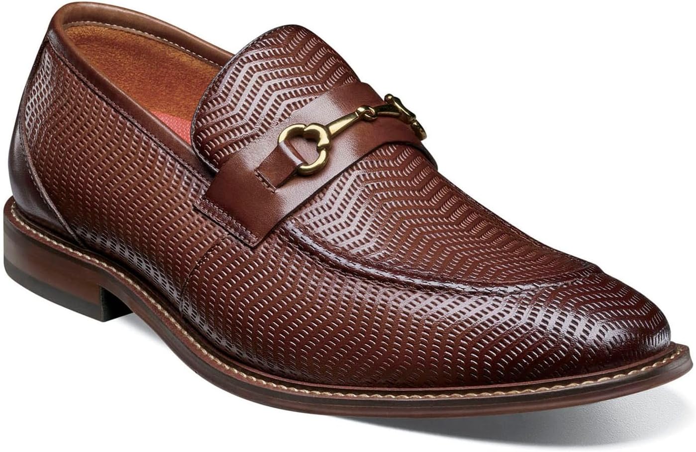 

Мокасины Stacy Adams для мужчин Madsen Moc Toe Slip-on, коричневый