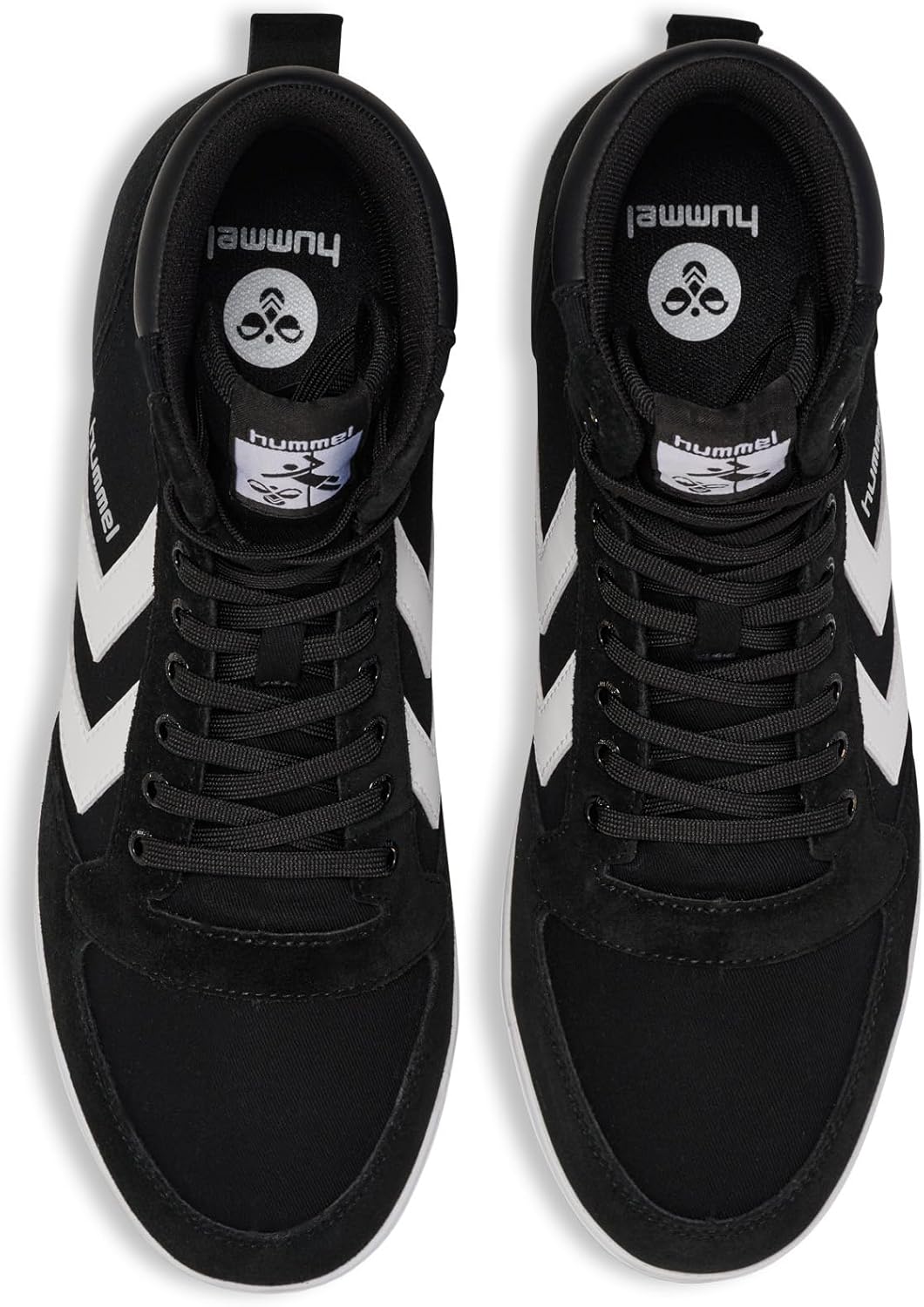 Кроссовки Hummel Unisex высокие, черно-белый — фото 3