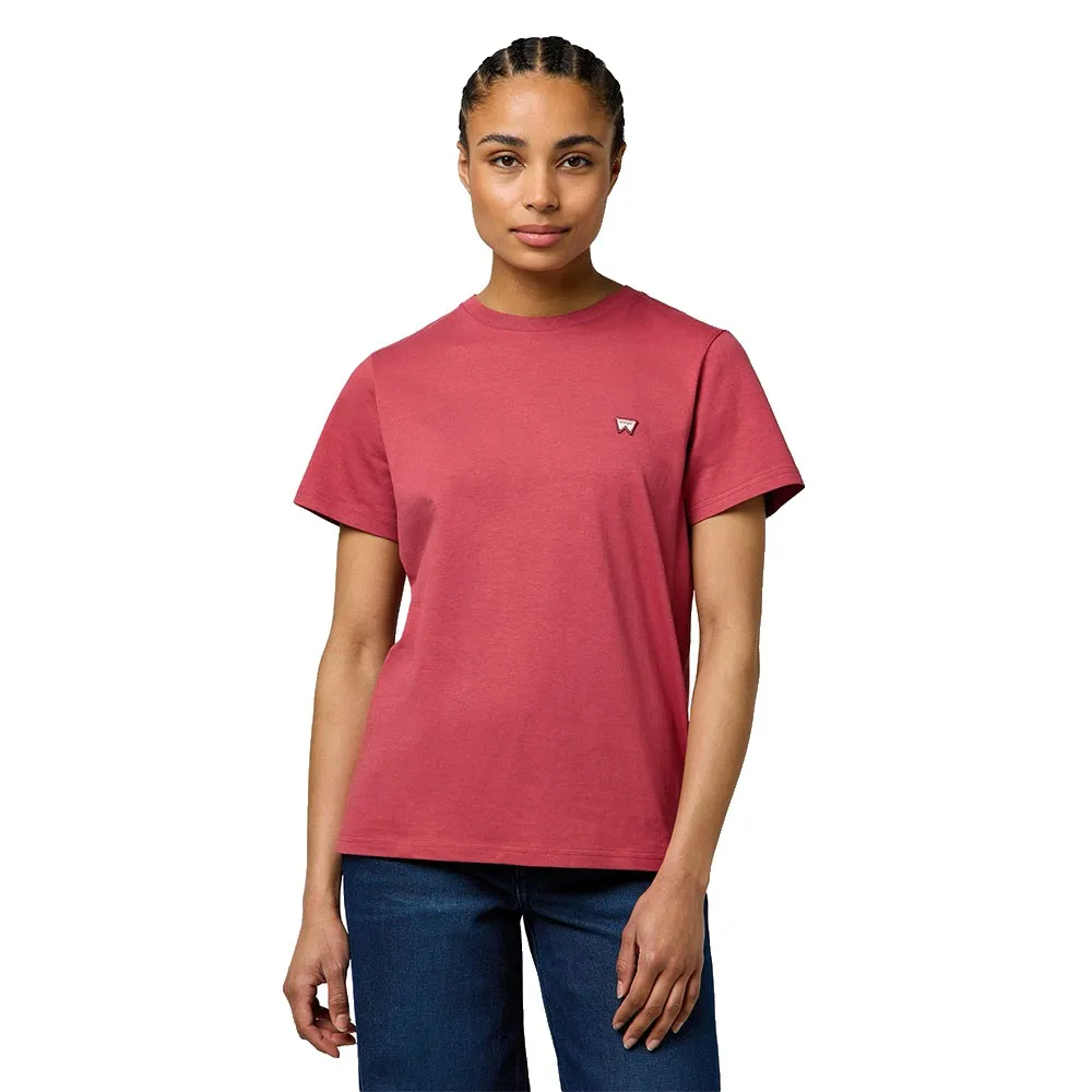

Футболка с коротким рукавом Wrangler Sign Off Slim Fit, розовый