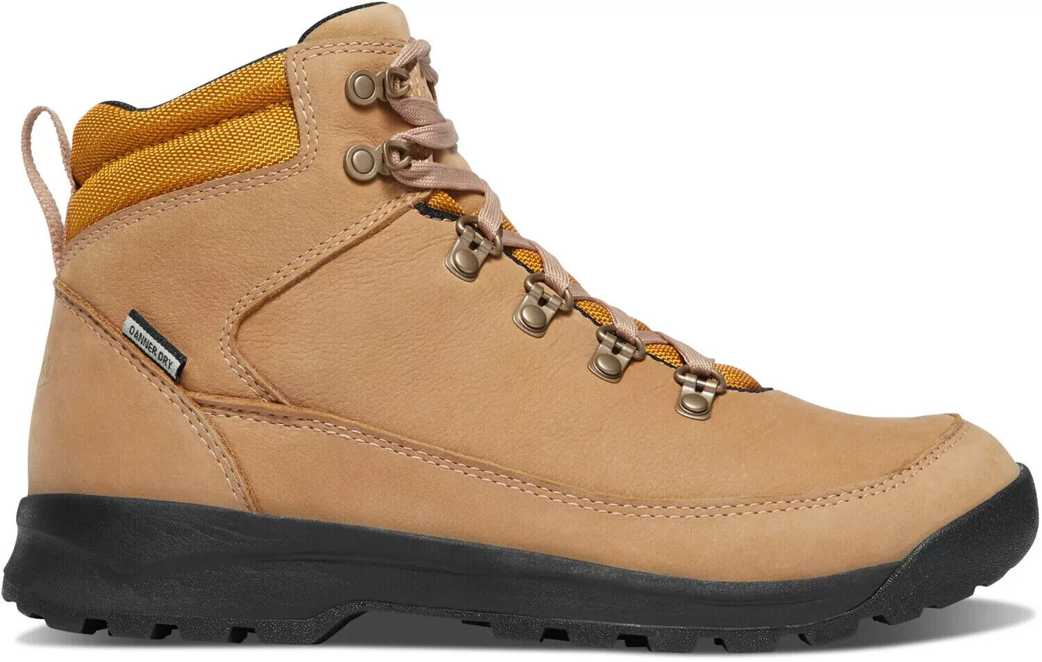 Ботинки Danner Adrika женские 6 Macaroon Pyrite нубук щиколотка походные KHD434, коричневый