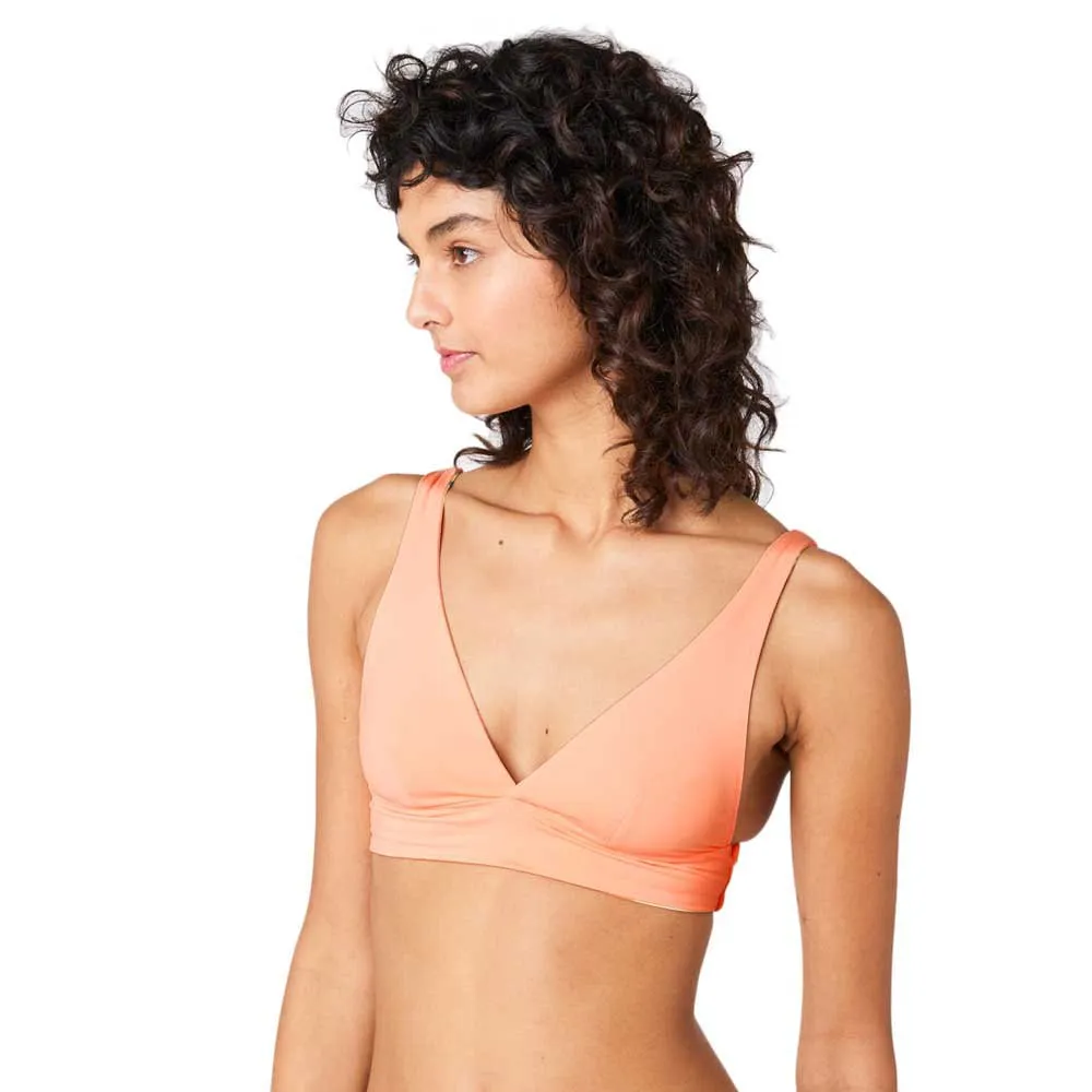 

Топ бикини Rip Curl Follow The Sun Revo Halter, оранжевый