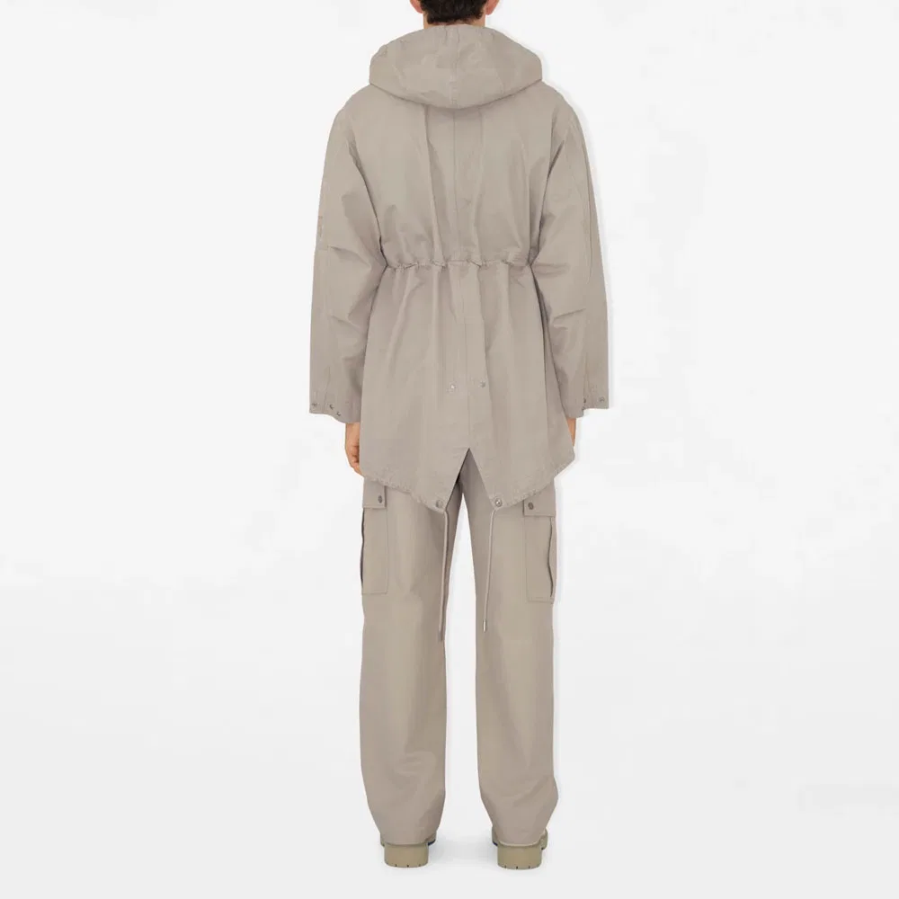 Парка Burberry Cotton Parka мужская серый — фото 4