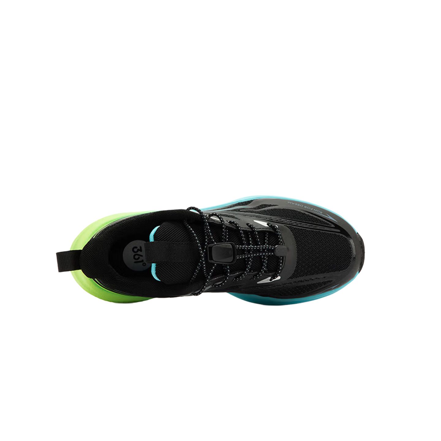 361° Кроссовки low top Running Shoes черные синие зеленые Kids' — фото 4