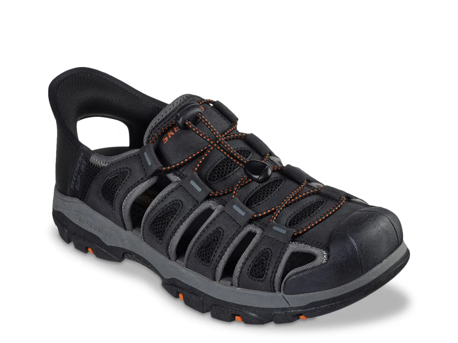 

Сандалии Hands Free Slip-Ins Relaxed Fit Tresmen Norvick Sandal Skechers, черный