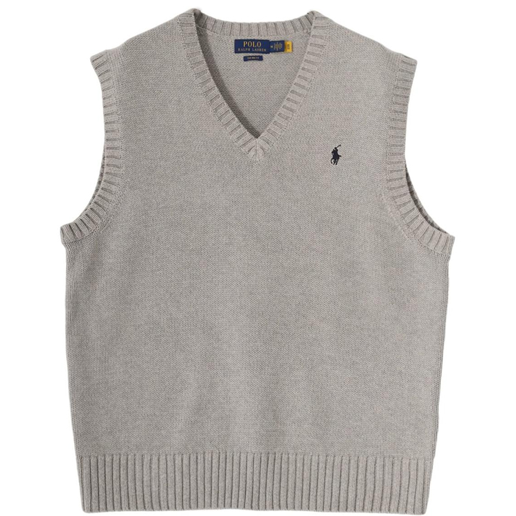 Мужская майка свободного кроя gray Polo Ralph Lauren, серый — фото 3