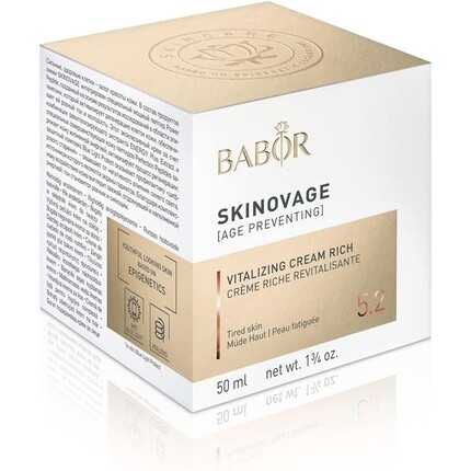 Крем для лица Babor — SKINOVAGE Vitalising Cream Насыщенный для уставшей и стрессовой кожи, восстанавливающий, 50 мл — фото 3