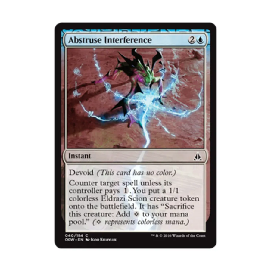 

CCG Заумная интерференция (С), MTG - Oath of the Gatewatch