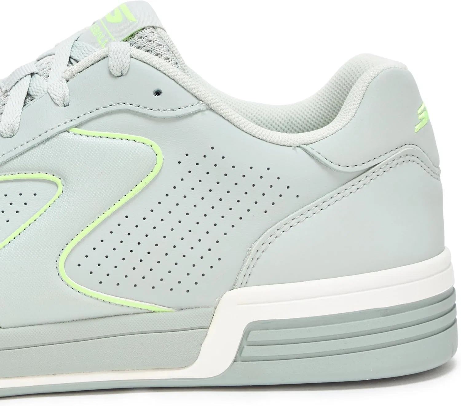 Мужские кроссовки Skechers Viper Court Classic, Grey Lime — фото 4