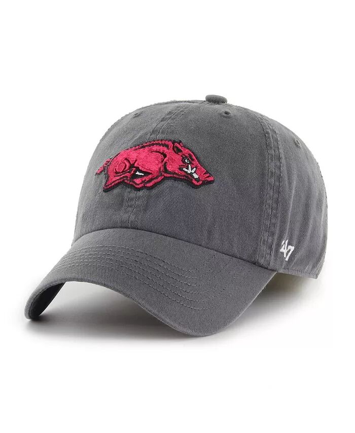 

Мужская темно-серая приталенная шляпа Arkansas Razorbacks Franchise '47 Brand, серый