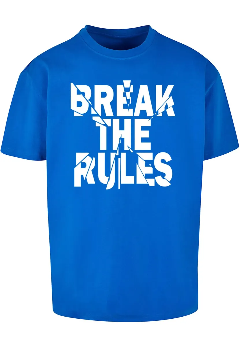 

Футболка Merchcode "Мужская футболка Merchcode Break The Rules 2 Heavy Oversize", синий