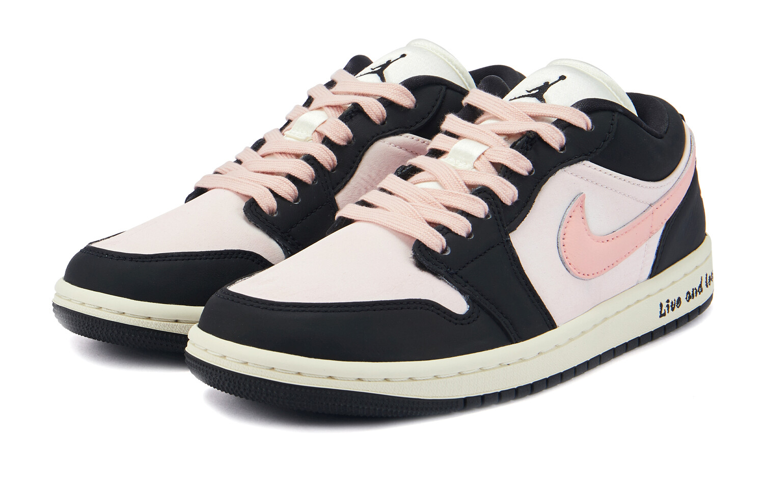 Кроссовки Air Jordan 1 Vintage Basketball Shoes Women's Low-Top Pink, розовый — фото 3