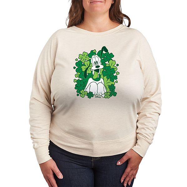 

Plus size футболка с длинным рукавом Pluto Shamrocks French Terry Disney