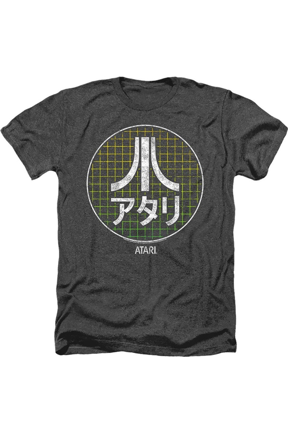 

Футболка Atari Japanese Grid Adult Heather Gildan, черный