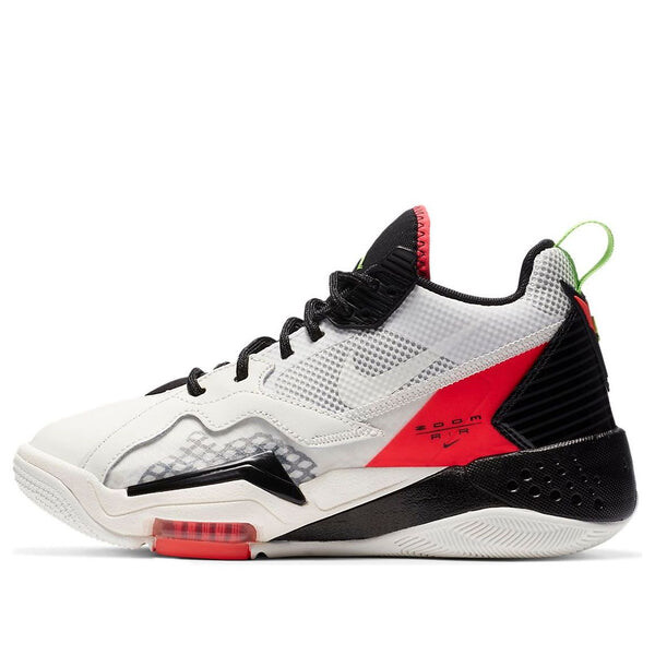 

Кроссовки zoom '92 'white flash crimson' Air Jordan, черный