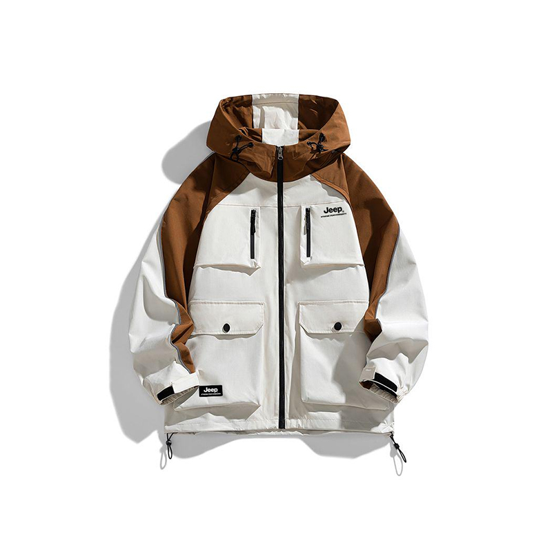 

Куртка Spirit Unisex с капюшоном, умеренная Soft Shell Jeep, milk белый