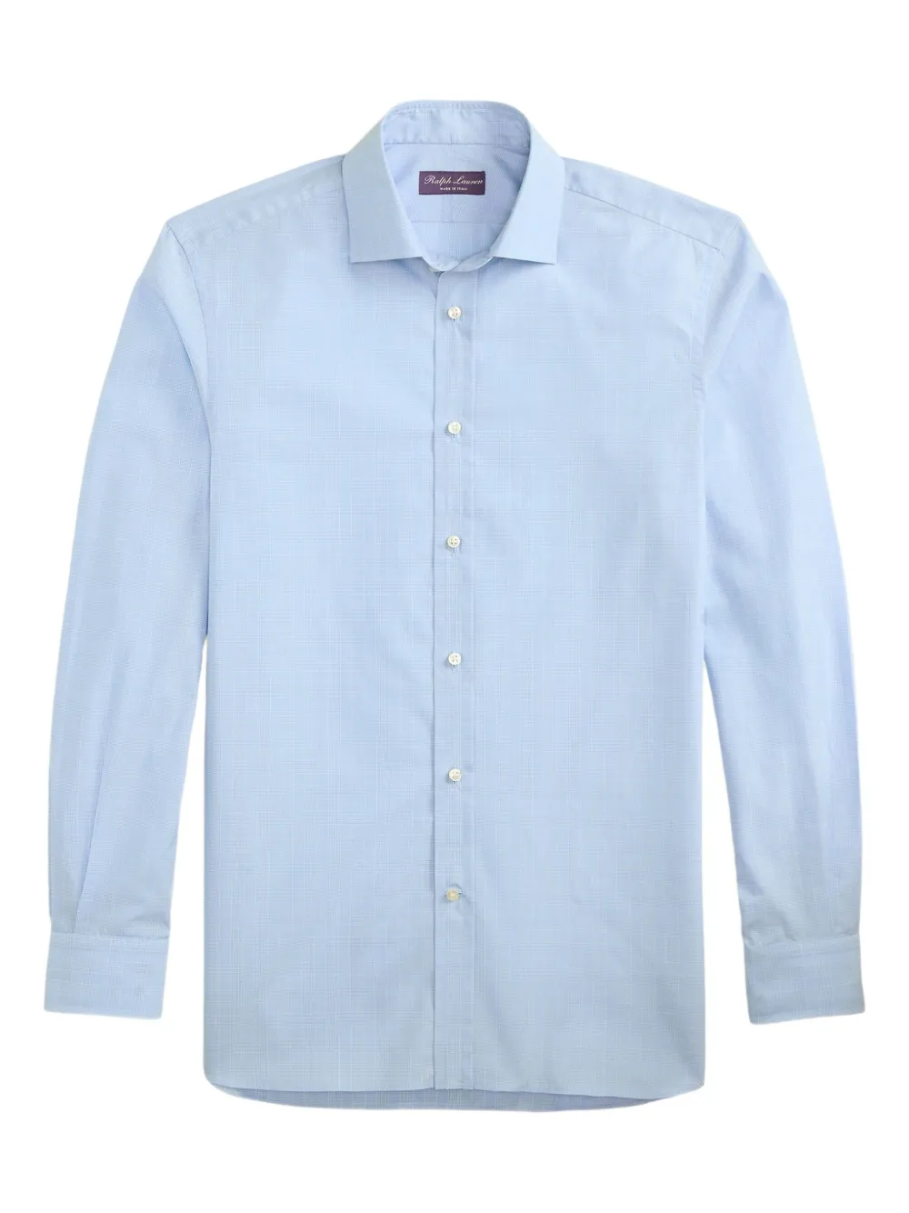 

Рубашка с длинными рукавами в клетку гленчек Ralph Lauren Purple Label, синий