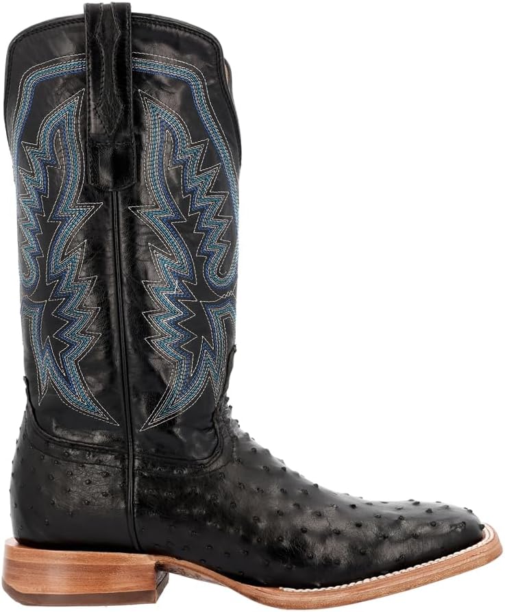 

Мужские вестерн-сапоги Durango PRCA с полной шкурой страуса, Midnight
