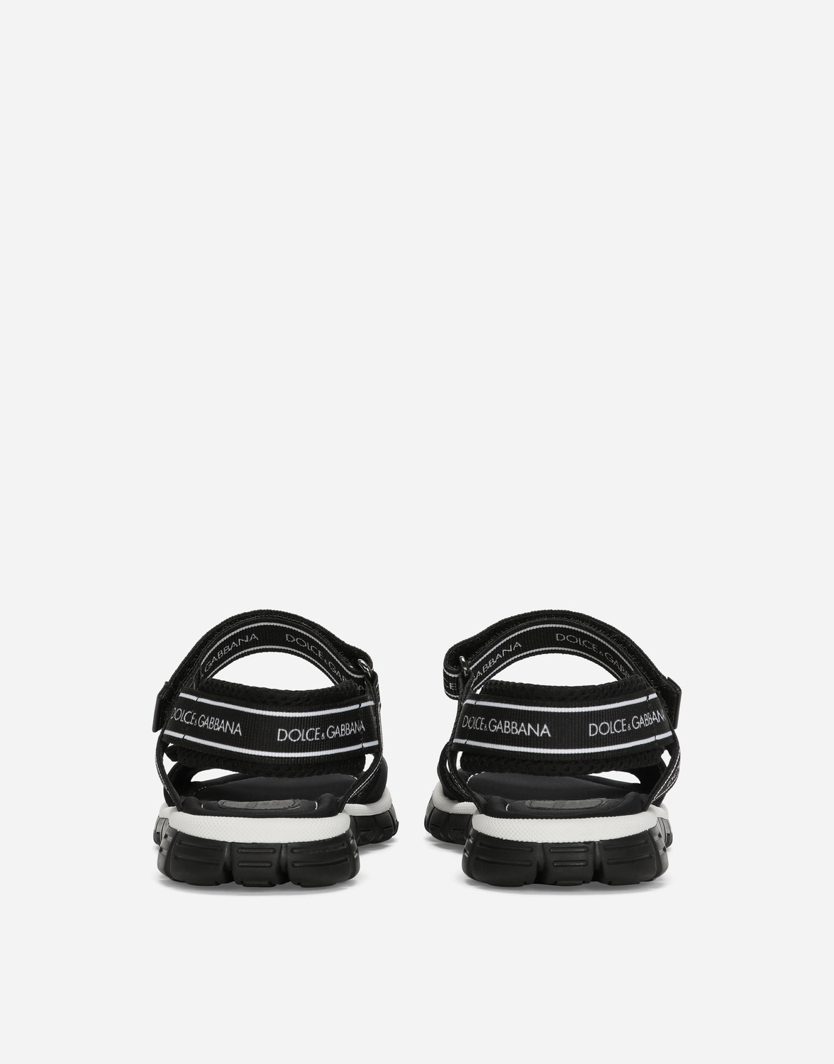 Сандалии из технической ткани с логотипом DG Dolce&Gabbana, мультиколор — фото 4